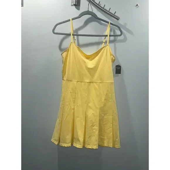 Abercrombie & Fitch Yellow Pleated Tennis Dress Size SP NWT - Picture 6 of 13